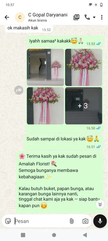 Pengiriman Karangan Bunga Segoromulyo Pamotan