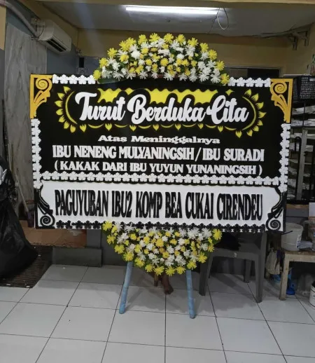 Papan Bunga Duka Segoromulyo Pamotan